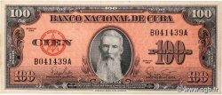 100 Pesos CUBA  1959 P.093a