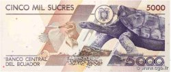 5000 Sucres ECUADOR  1999 P.128c UNC
