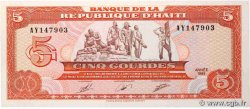 5 Gourdes HAÏTI  1989 P.255a
