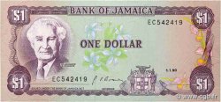 1 Dollar JAMAICA  1990 P.68Ad