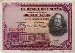 50 Pesetas ESPAGNE  1928 P.075b