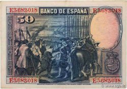 50 Pesetas ESPAGNE  1928 P.075b SUP