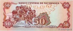 50 Cordobas NICARAGUA  1985 P.153 UNC-