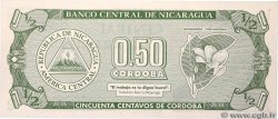 1/2 Cordoba NICARAGUA  1992 P.172 UNC