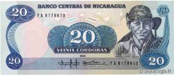 20 Cordobas NICARAGUA  1985 P.152
