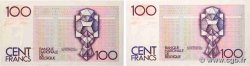 100 Francs Lot BELGIUM  1982 P.142a UNC