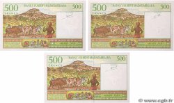 500 Francs - 100 Ariary Lot MADAGASCAR  1994 P.075b SPL