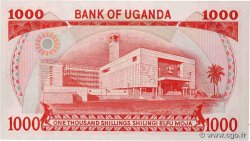 1000 Shillings UGANDA  1986 P.26 q.FDC