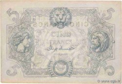 5 Francs ALGÉRIE  1921 P.071b TTB