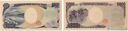 1000 et 5000 Yen Lot GIAPPONE  2004 P.104b et P.105a FDC