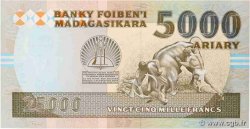 25000 Francs - 5000 Ariary MADAGASCAR  1993 P.074Aa UNC