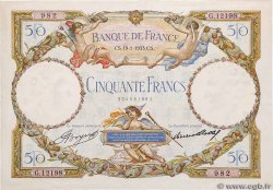 50 Francs LUC OLIVIER MERSON type modifié FRANCE 1933 F.16.04