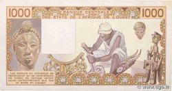 1000 Francs WEST AFRICAN STATES  1988 P.807Ta AU+