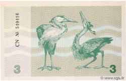 3 Talonas LITHUANIA  1991 P.33b UNC
