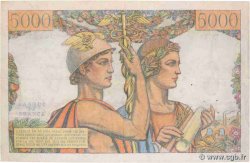 5000 Francs TERRE ET MER FRANCE  1951 F.48.05 F+