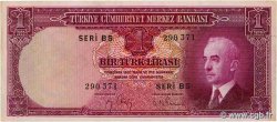 1 Lira TURCHIA  1942 P.135 SPL+