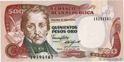 500 Pesos Oro COLOMBIA  1989 P.431