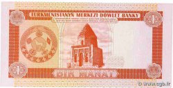 1 Manat TURKMENISTAN  1993 P.01 UNC
