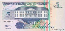 5 Gulden SURINAM  1998 P.136b