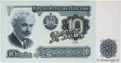 10 Leva BULGARIA  1974 P.096a UNC
