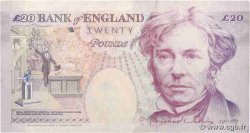 20 Pounds Petit numéro ANGLETERRE  1993 P.387a TTB