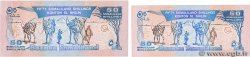 50 Shillings / 50 Shilin Lot SOMALILAND  1994 P.04a et P.07a NEUF