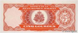 5 Gourdes HAÏTI  1989 P.255a UNC-