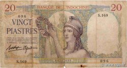 20 Piastres INDOCHINE FRANÇAISE  1936 P.056b