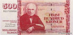 500 Kronur ISLANDE  2001 P.58a