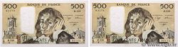 500 Francs PASCAL Consécutifs FRANCE  1991 F.71.46