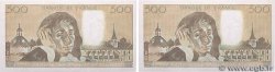 500 Francs PASCAL Consécutifs FRANCE  1991 F.71.46 pr.SPL