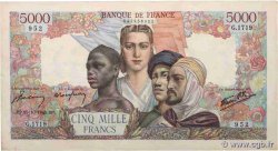 5000 Francs EMPIRE FRANÇAIS FRANCE  1945 F.47.48
