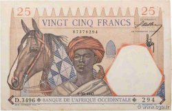 25 Francs AFRIQUE OCCIDENTALE FRANÇAISE (1895-1958)  1942 P.27