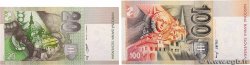 20 Korun et 100 Korun Lot SLOVAQUIE  1999 P.20d et P.36 NEUF