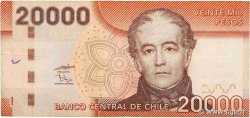 20000 Pesos CHILI  2009 P.165a