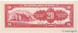 20 Yüan CHINA  1948 P.0401 SC+