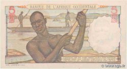 5 Francs FRENCH WEST AFRICA  1954 P.36 UNC