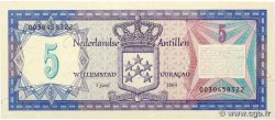 5 Gulden NETHERLANDS ANTILLES  1984 P.15b ST