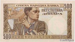 500 Dinara SERBIEN  1941 P.27b fST+