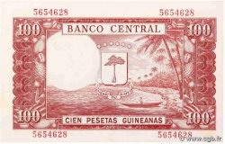 100 Pesetas Guineanas GUINÉE ÉQUATORIALE  1969 P.01 NEUF