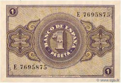 1 Peseta ESPAÑA  1937 P.104a FDC
