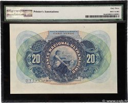 20 Escudos Épreuve CAP VERT  1921 P.36sp pr.NEUF