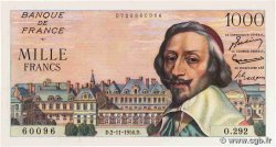 1000 Francs RICHELIEU FRANCE  1956 F.42.23