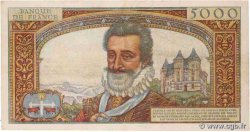 5000 Francs HENRI IV FRANKREICH  1958 F.49.06 SS