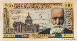 5 NF sur 500 Francs Victor HUGO FRANCE  1959 F.52.02