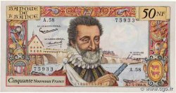 50 Nouveaux Francs HENRI IV FRANCE  1960 F.58.05