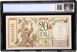 20 Francs Spécimen DJIBOUTI  1936 P.07as UNC