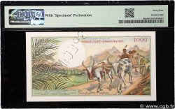 1000 Francs - 200 Ariary Épreuve MADAGASCAR  1966 P.059p UNC-