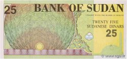 25 Dinars SUDAN  1992 P.53b UNC-