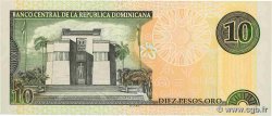 10 Pesos Oro RÉPUBLIQUE DOMINICAINE  2001 P.168a ST